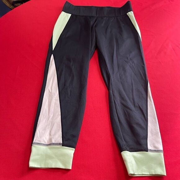 Nike Black Green White Color block Retro Y2K Track Pants Size XL - Picture 2 of 11
